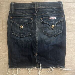 Hudson Jeans Blue Pencil Skirt Knee-length Casual
